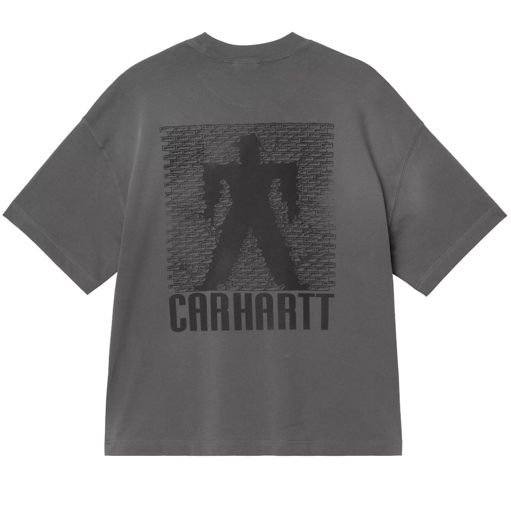 Bricky Man T-Shirt - Soot, Stone dyed