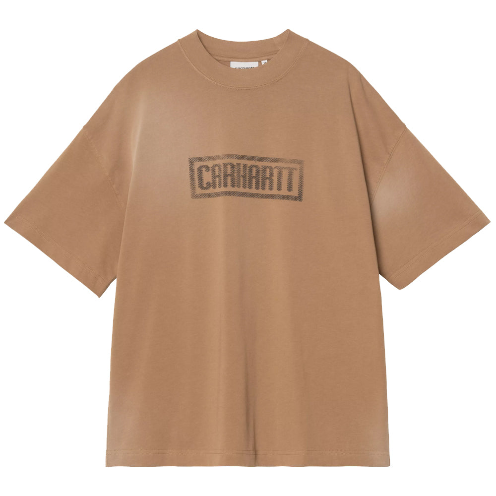 Bricky Man T-Shirt - WIP H Brown, Stone dyed