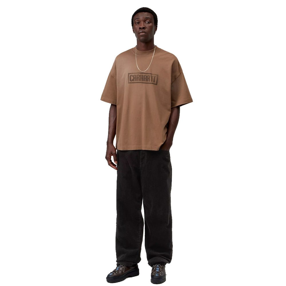 Bricky Man T-Shirt - WIP H Brown, Stone dyed