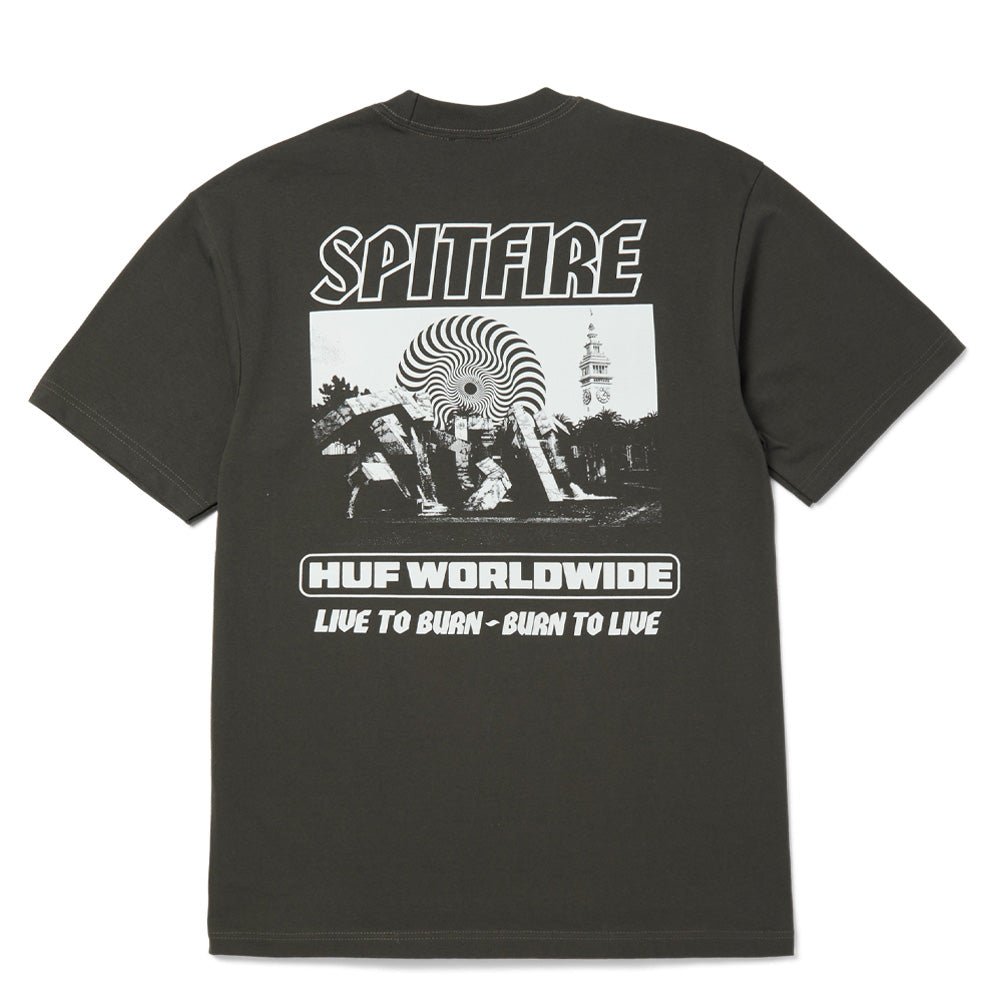 Burn Heavyweight T-Shirt - Washed Black