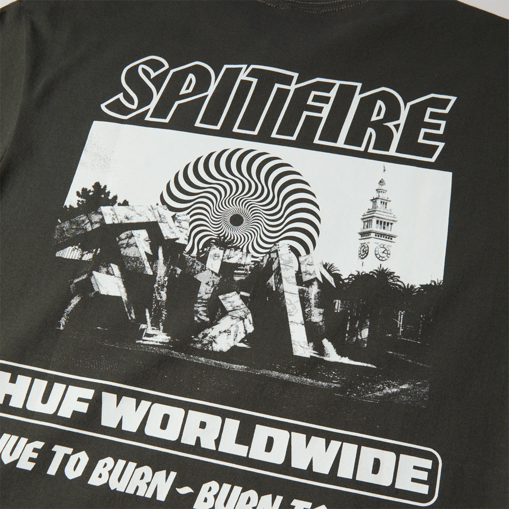 Burn Heavyweight T-Shirt - Washed Black