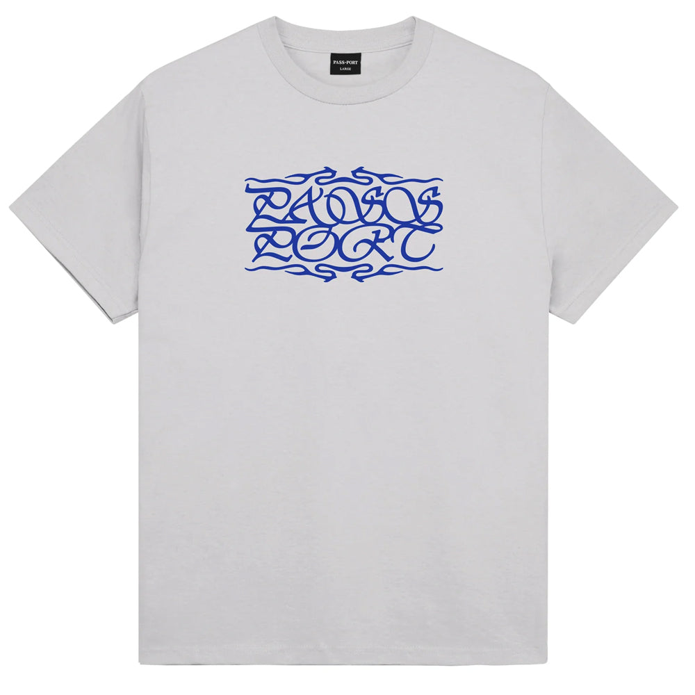 Calligraphy T-Shirt - Oyster Grey