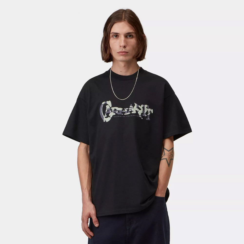Chinsel Script T-Shirt - Black