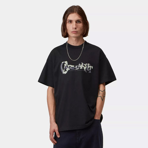 Chinsel Script T-Shirt - Black