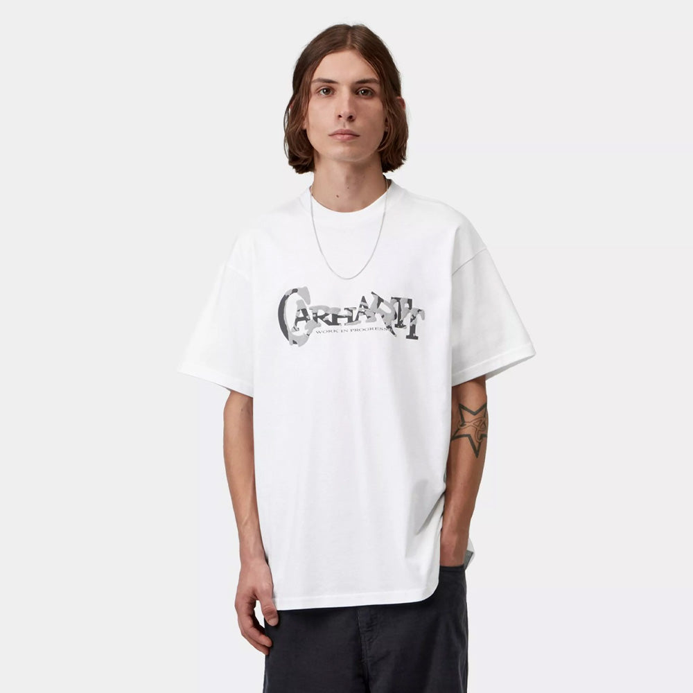 Chinsel Script T-Shirt - White