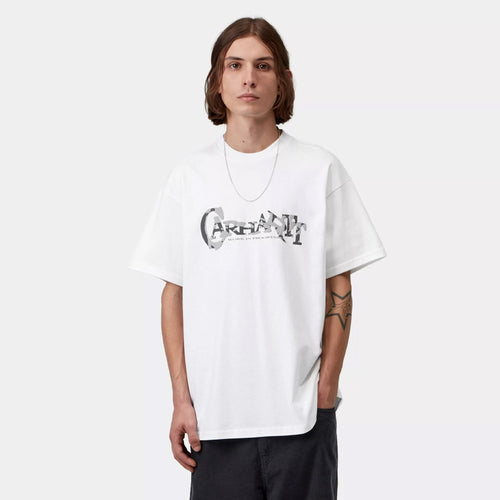 Chinsel Script T-Shirt - White