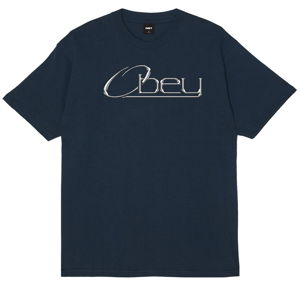 Chrome T-Shirt - Navy