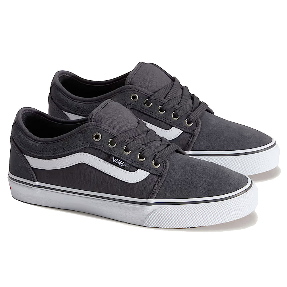Chukka Low Sidestripe - Charcoal/White