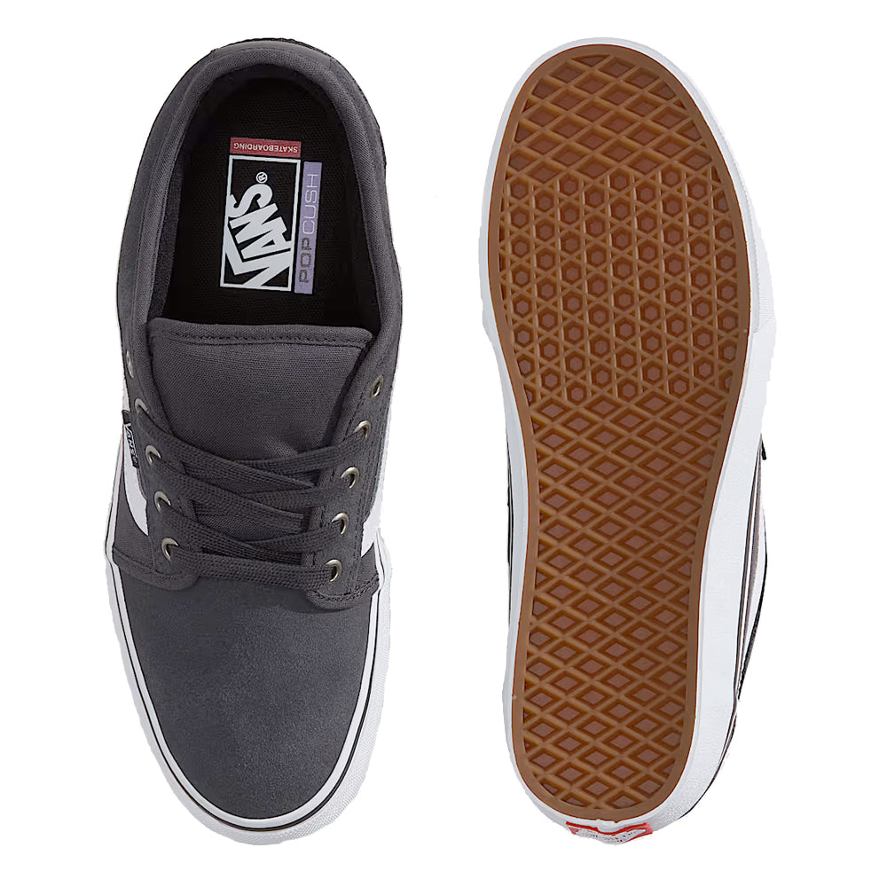 Chukka Low Sidestripe - Charcoal/White