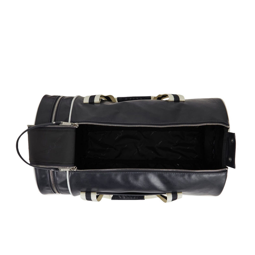 Classic Barrel Bag - Navy/Ecru