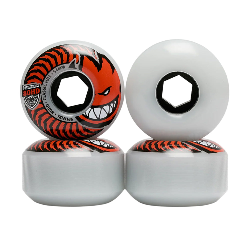 Classic Full 80HD Soft Wheels - Clear/Red