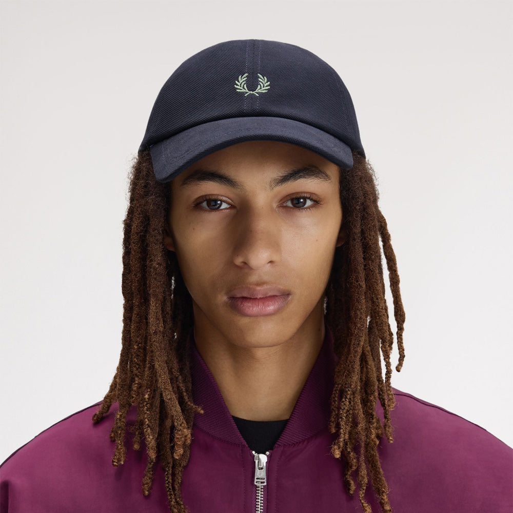 Piqué Classic Cap - Dark Airforce/Seagrass