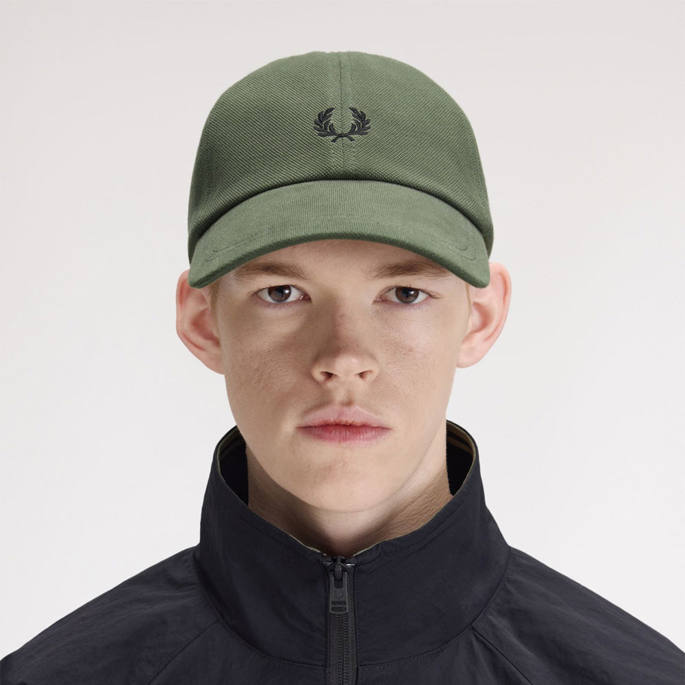 Piqué Classic Cap - Laurel/Black