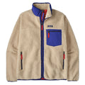Classic Retro-X Fleece Jacket - Dark Natural/Cobalt Blue