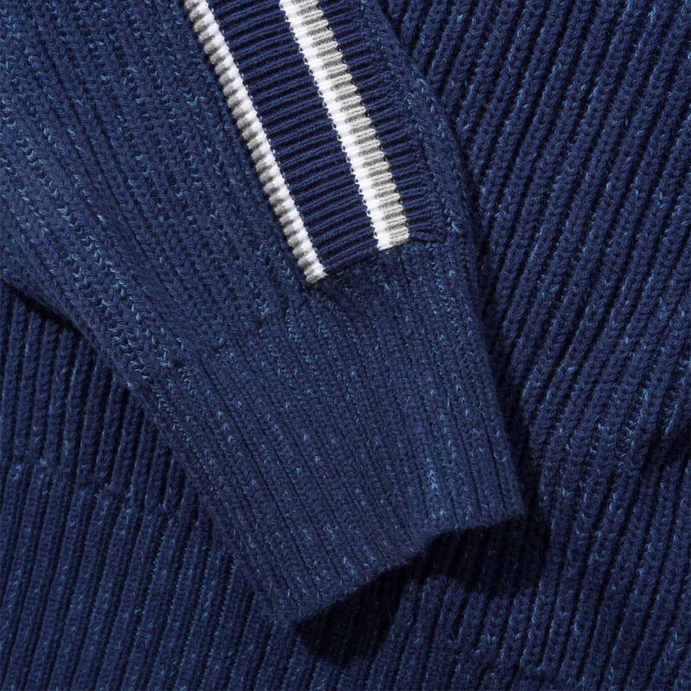 Club Zip-Thru Knit - Navy