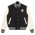 Cones & Bones Varsity Jacket - Black