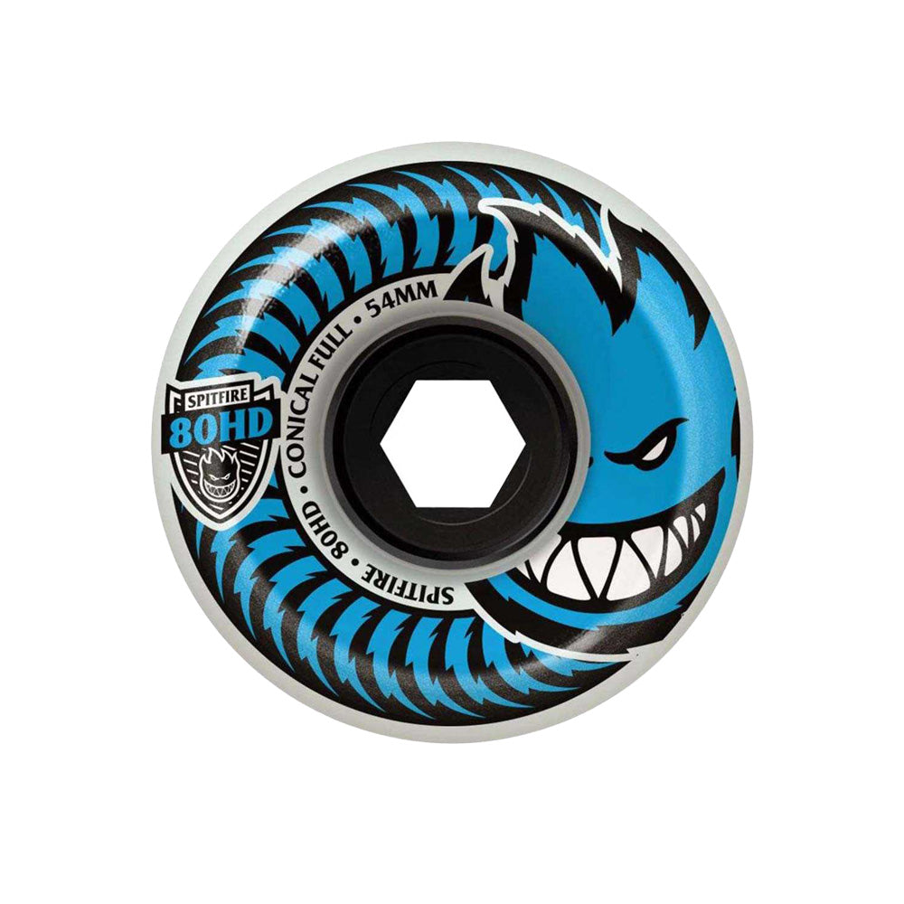 Conical Full 80HD Soft Wheels - Clear/Blue