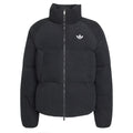 Cord Puffer Jacket - Black