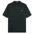 Supima® Cotton Knitted Shirt  - Night Green