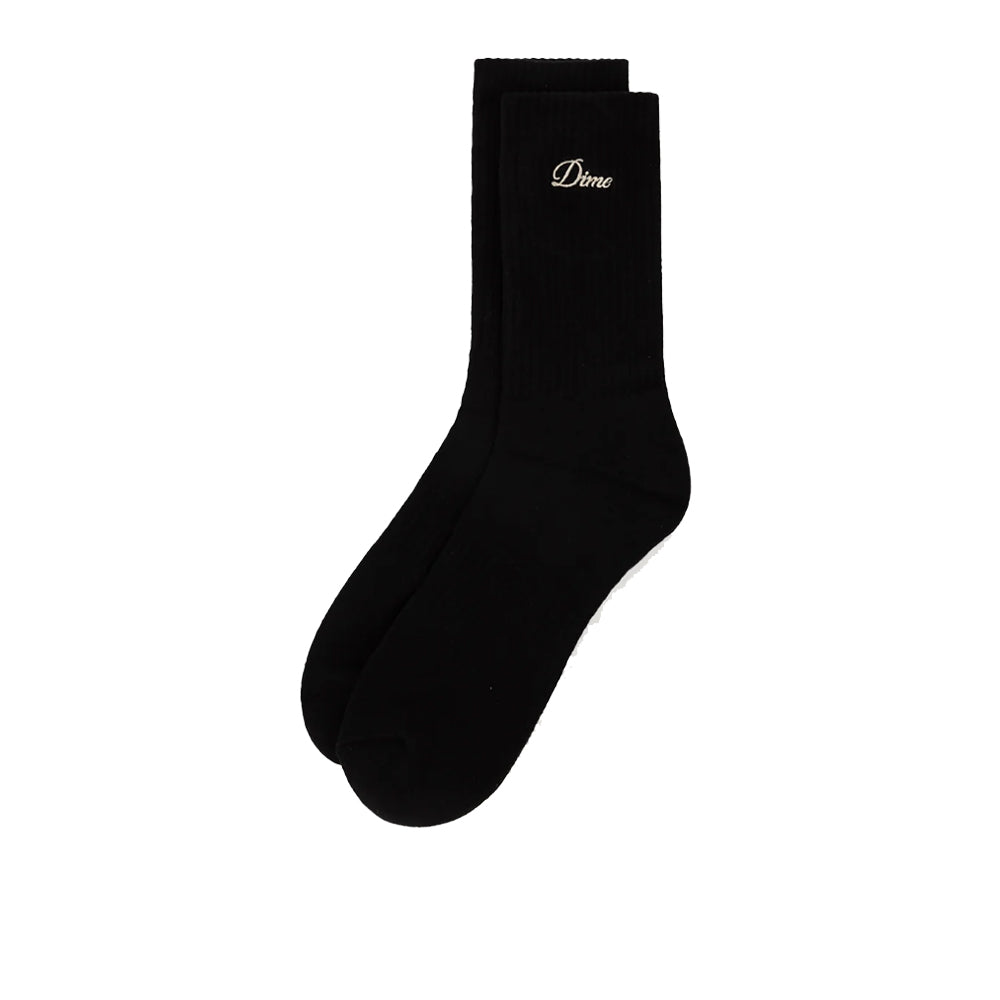 Two Pack Crew Socks - Black