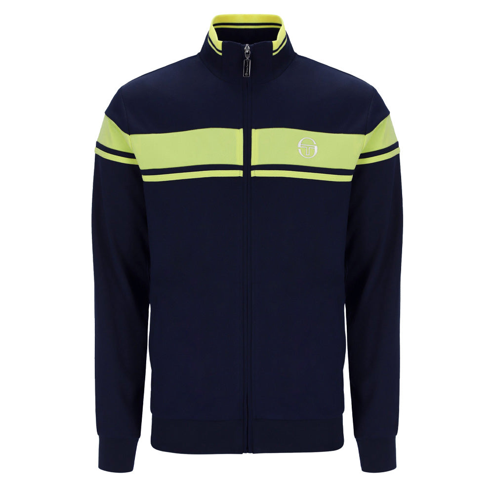 Damarindo Track Top - Maritime Blue/Celery Green