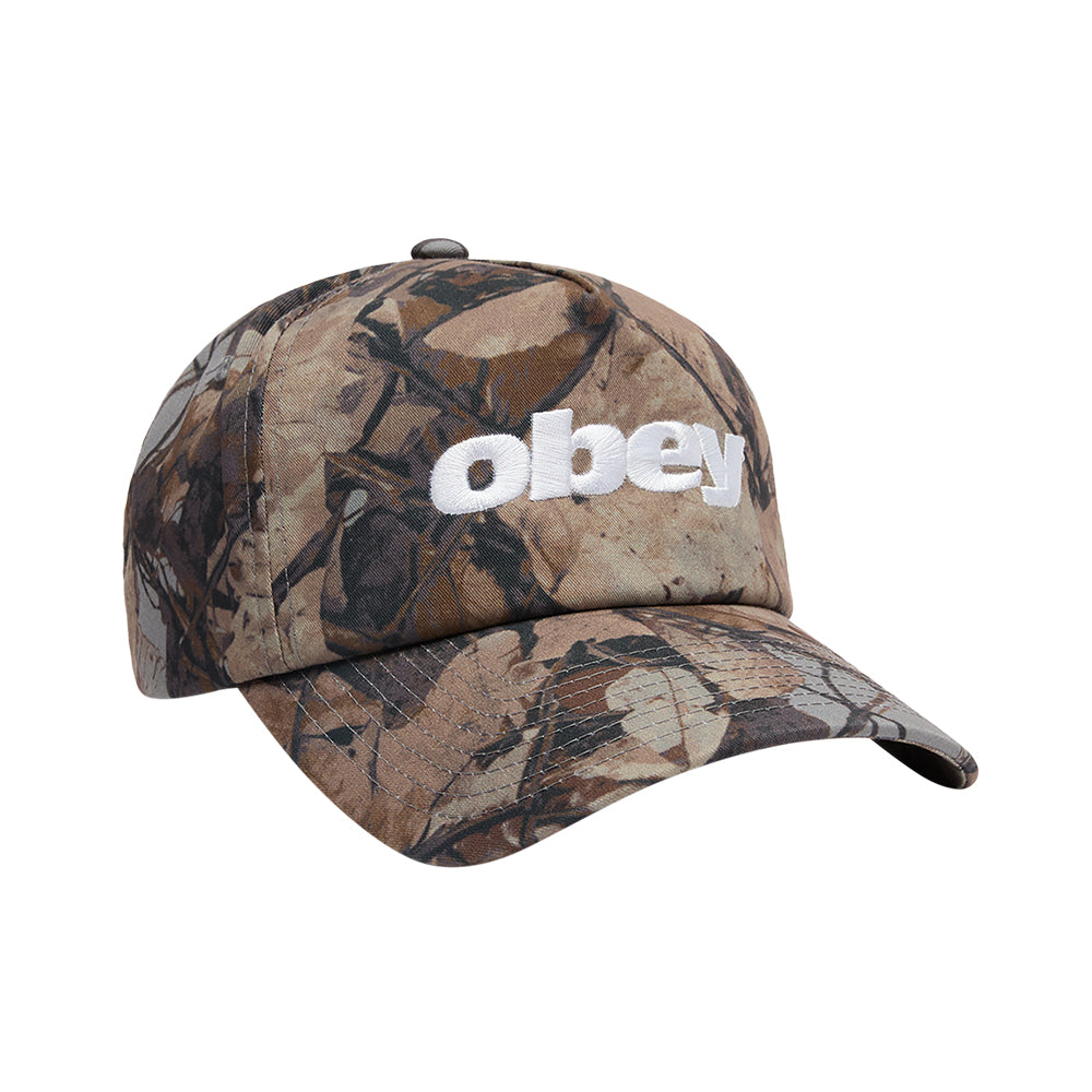 Delta 5 Panel Snapback - Fence Camo