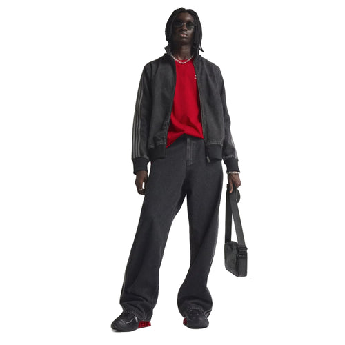 Firebird Denim Track Top - True Black