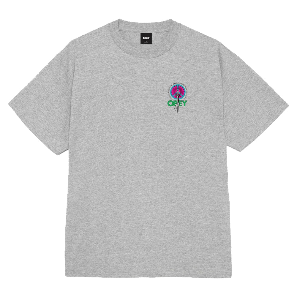 Diffuse Hostility T-Shirt - Heather Grey
