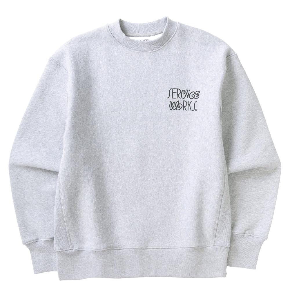 Double Vision Crewneck - Heather Grey