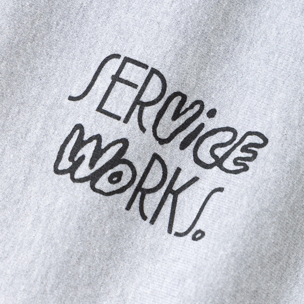 Double Vision Crewneck - Heather Grey