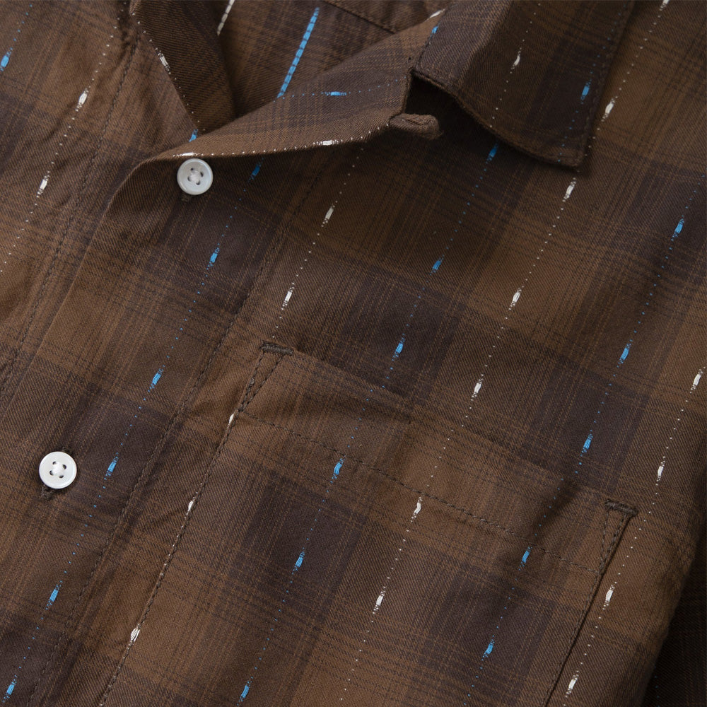 Drag Stitch Resort Shirt - Brown