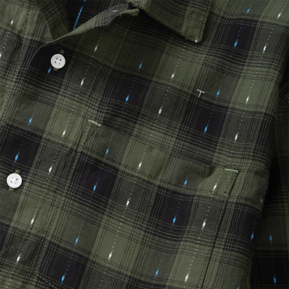 Drag Stitch Resort Shirt - Olive