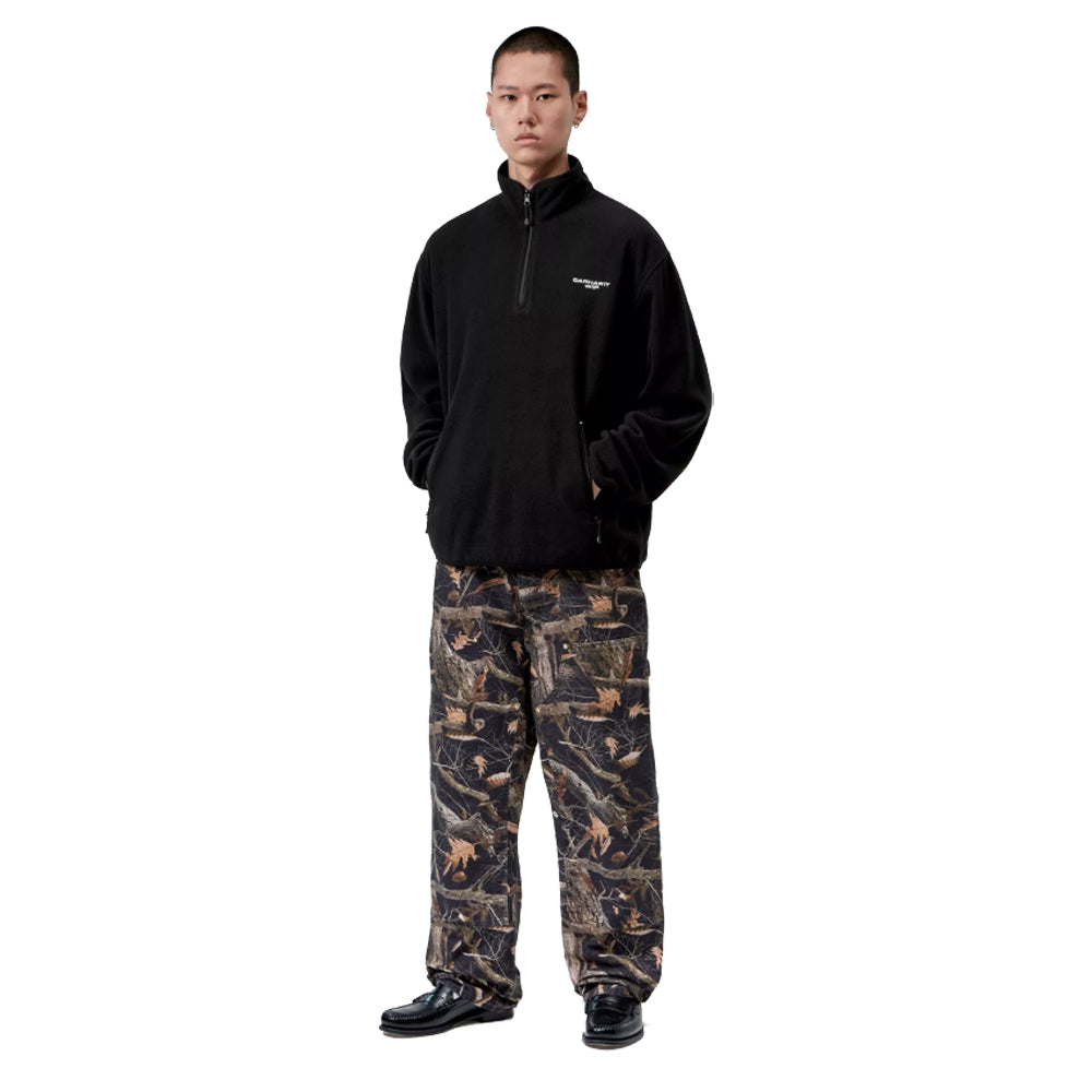 Edmore Half Zip Sweatshirt - Black/White