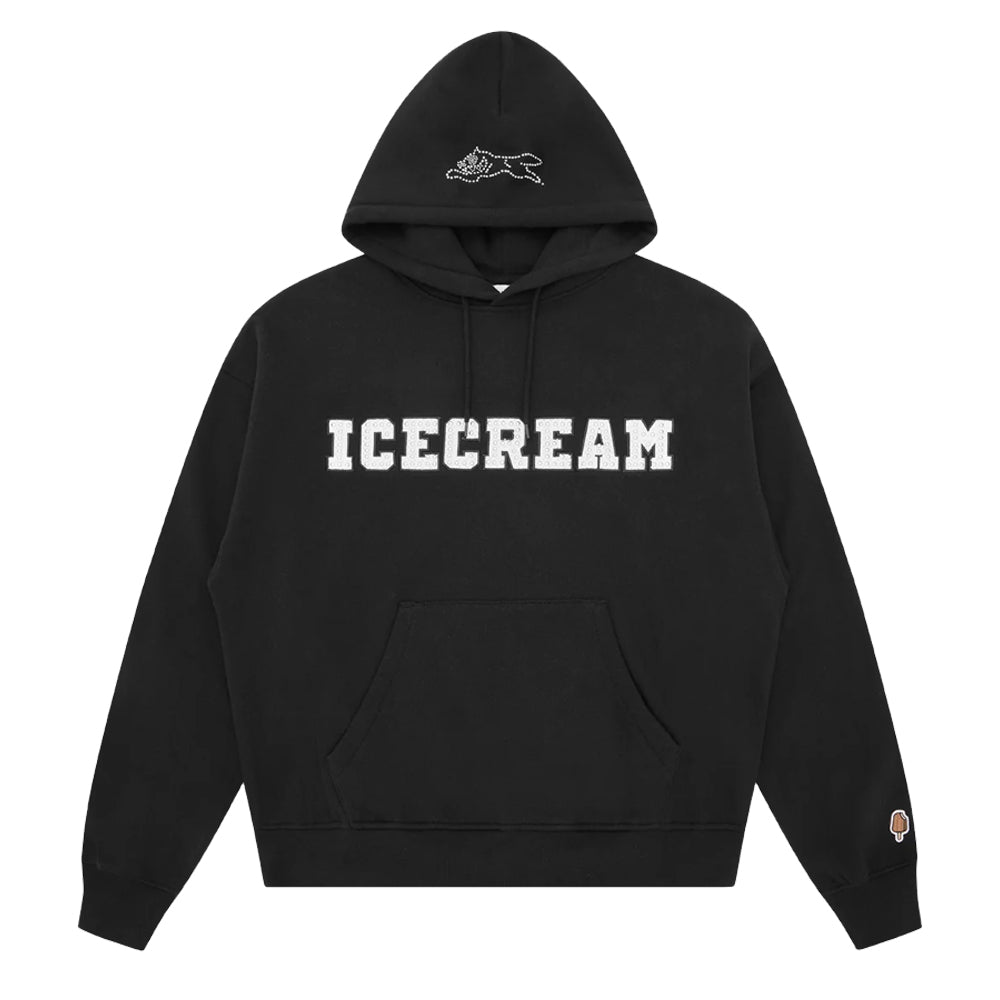 Embellished Popover Hood - Black