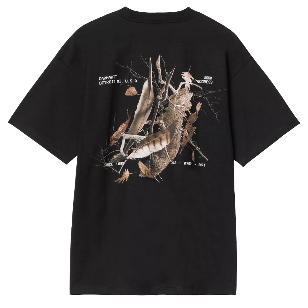Feather Progress T-Shirt - Black