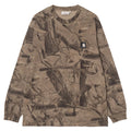 Feather Tree Long Sleeve T-Shirt - Camo Khaki