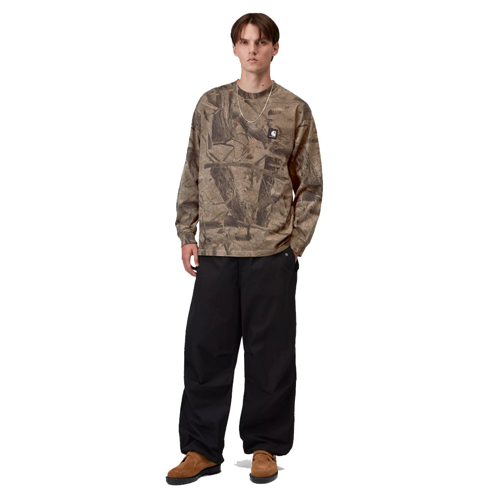 Feather Tree Long Sleeve T-Shirt - Camo Khaki