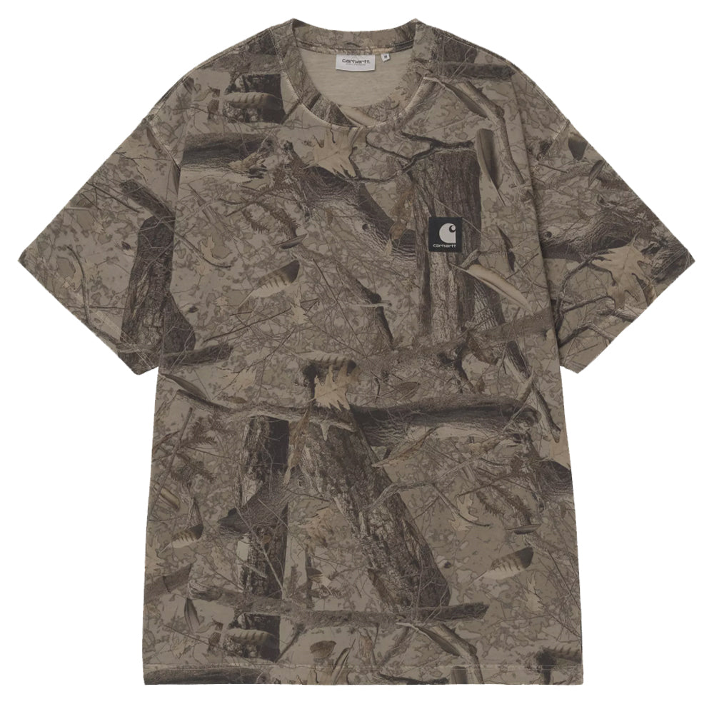 Feather Tree T-Shirt - Camo Khaki