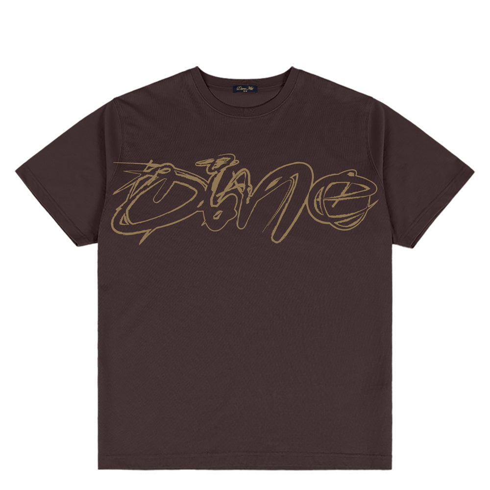 Fine Lines T-Shirt - Dark Brown