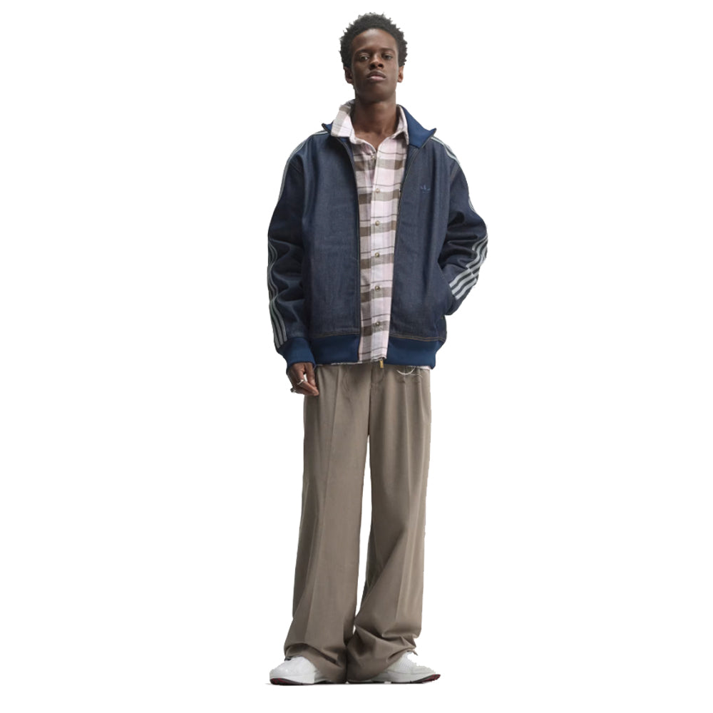 Firebird Denim Track Top - Indigo