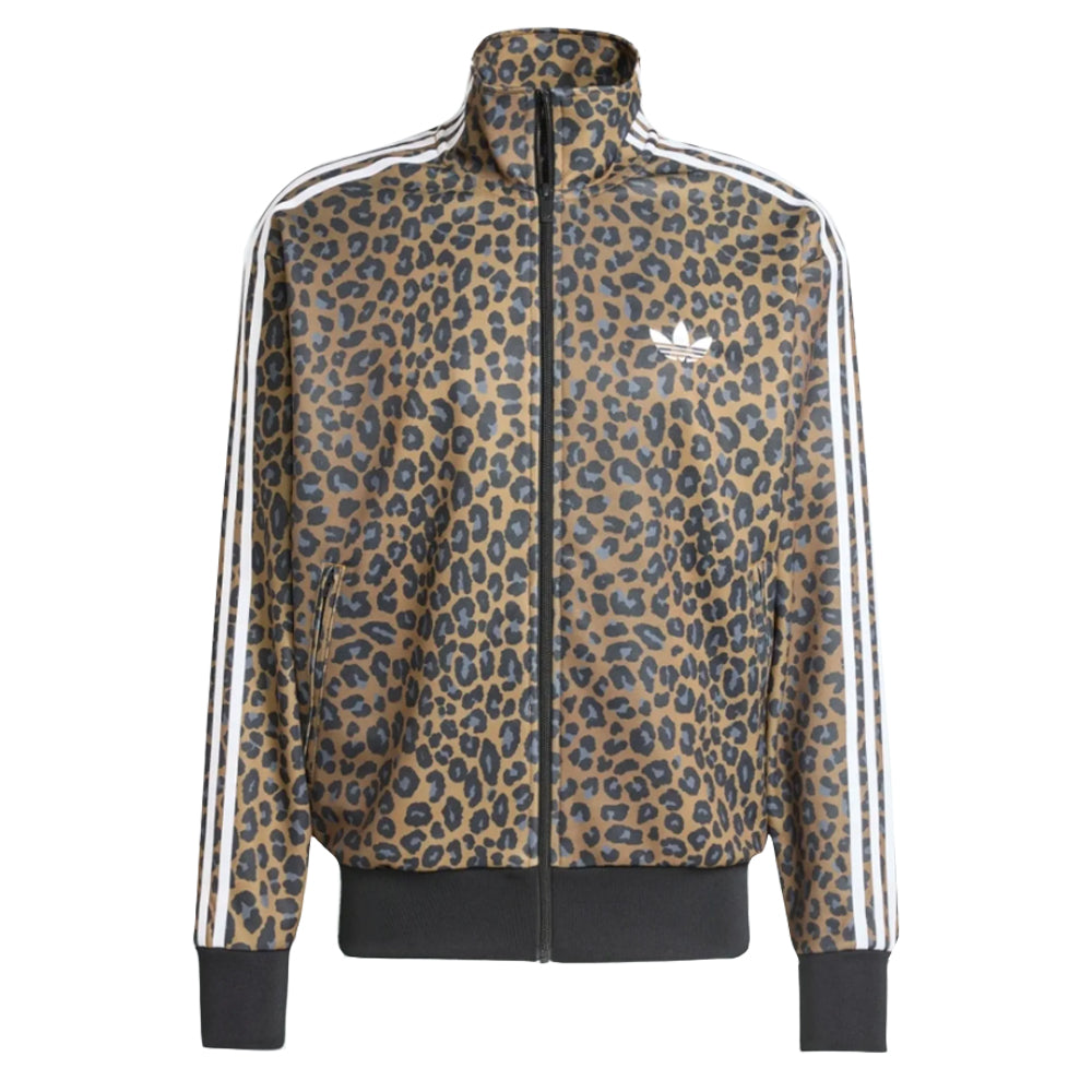 Firebird Leopard Print Track Top  - Bronze