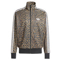 Firebird Leopard Print Track Top  - Bronze