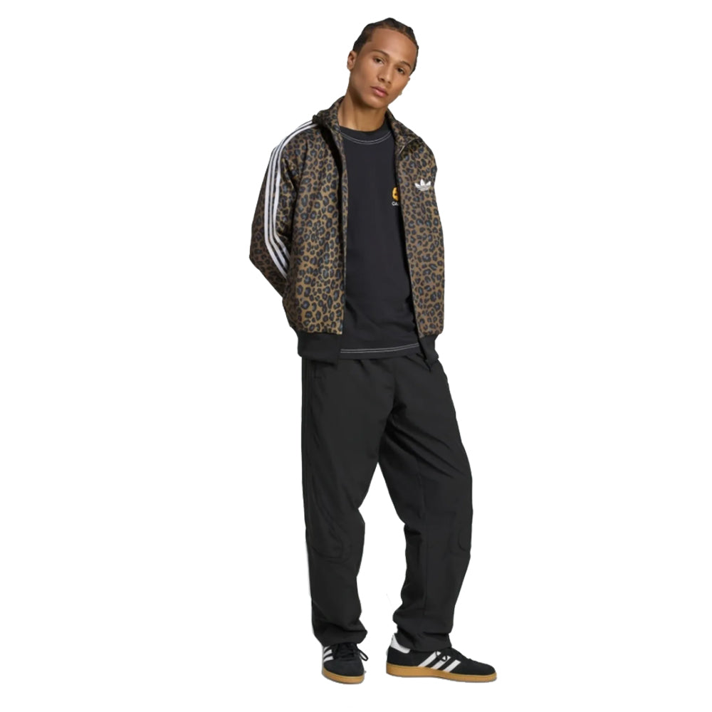 Firebird Leopard Print Track Top  - Bronze
