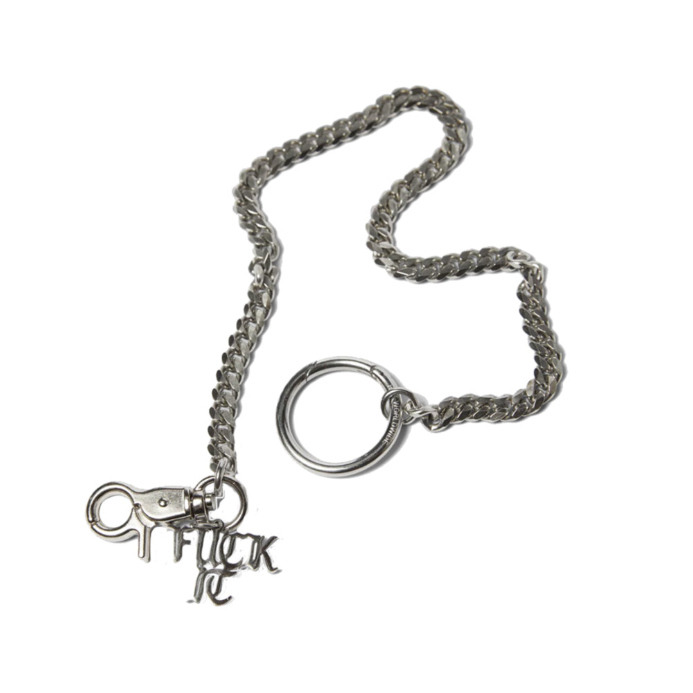 Fuck It Wallet Chain - Silver