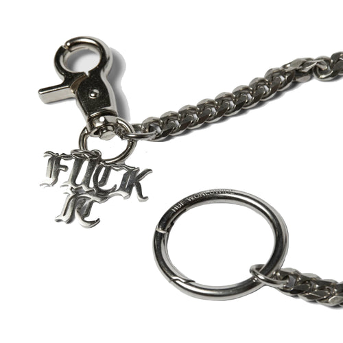 Fuck It Wallet Chain - Silver