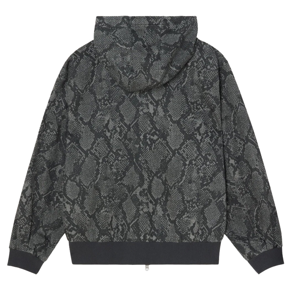 Glen Zip Up Jacket - Grey Snake