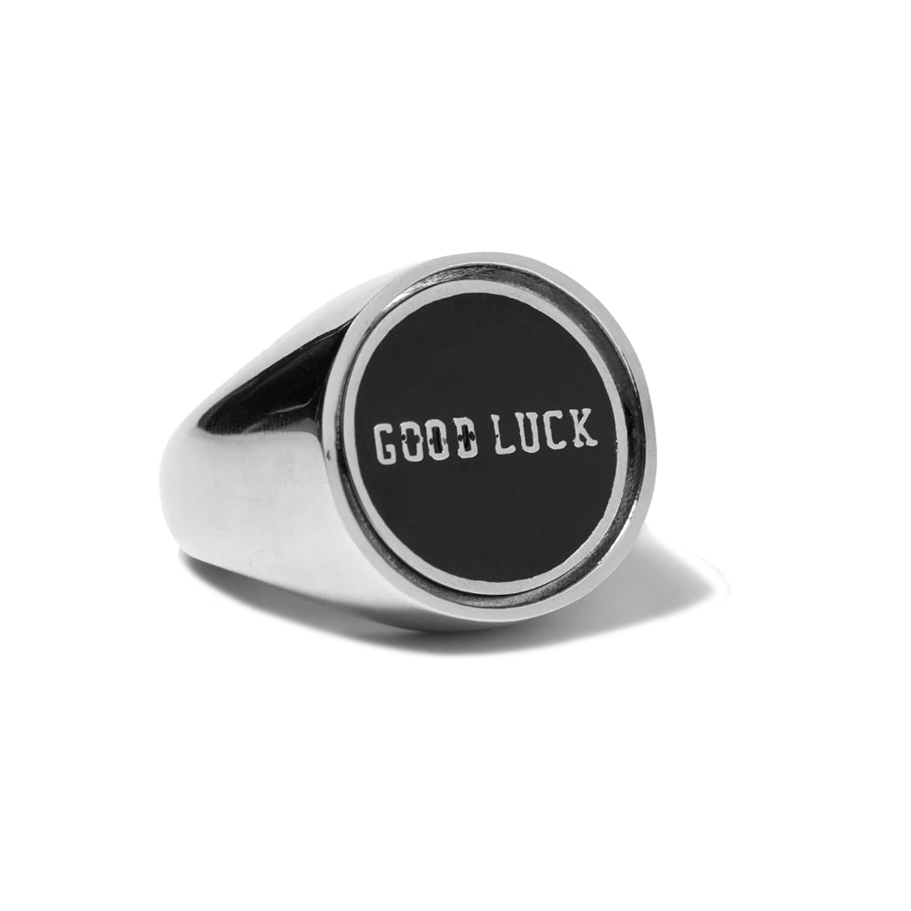 Good Luck Flip Ring - Silver