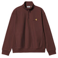 Half Zip American Script Sweatshirt - Amarone