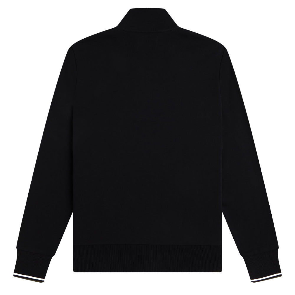 Half Zip Sweatshirt - Black/Ecru/Laurel Wreath Green