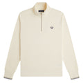 Half Zip Sweatshirt - Ecru/Seagrass/Dark Airforce